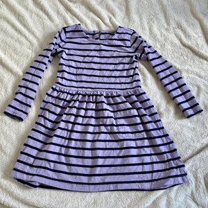 Primary // lavender striped dress // size 4-5 // GUC